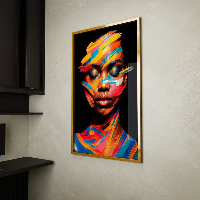 1 quadro pinturas no rosto