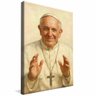 quadro papa francisco borda infintia