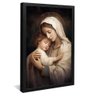 quadro nossa senhora menino jesus preto