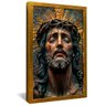 quadro paixao cristo v2 dourado