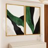 2 quadro duo painel faixas abstratas