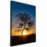 quadro arvore por do sol borda infinita