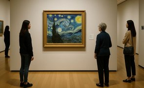 Onde Está o Quadro Noite Estrelada