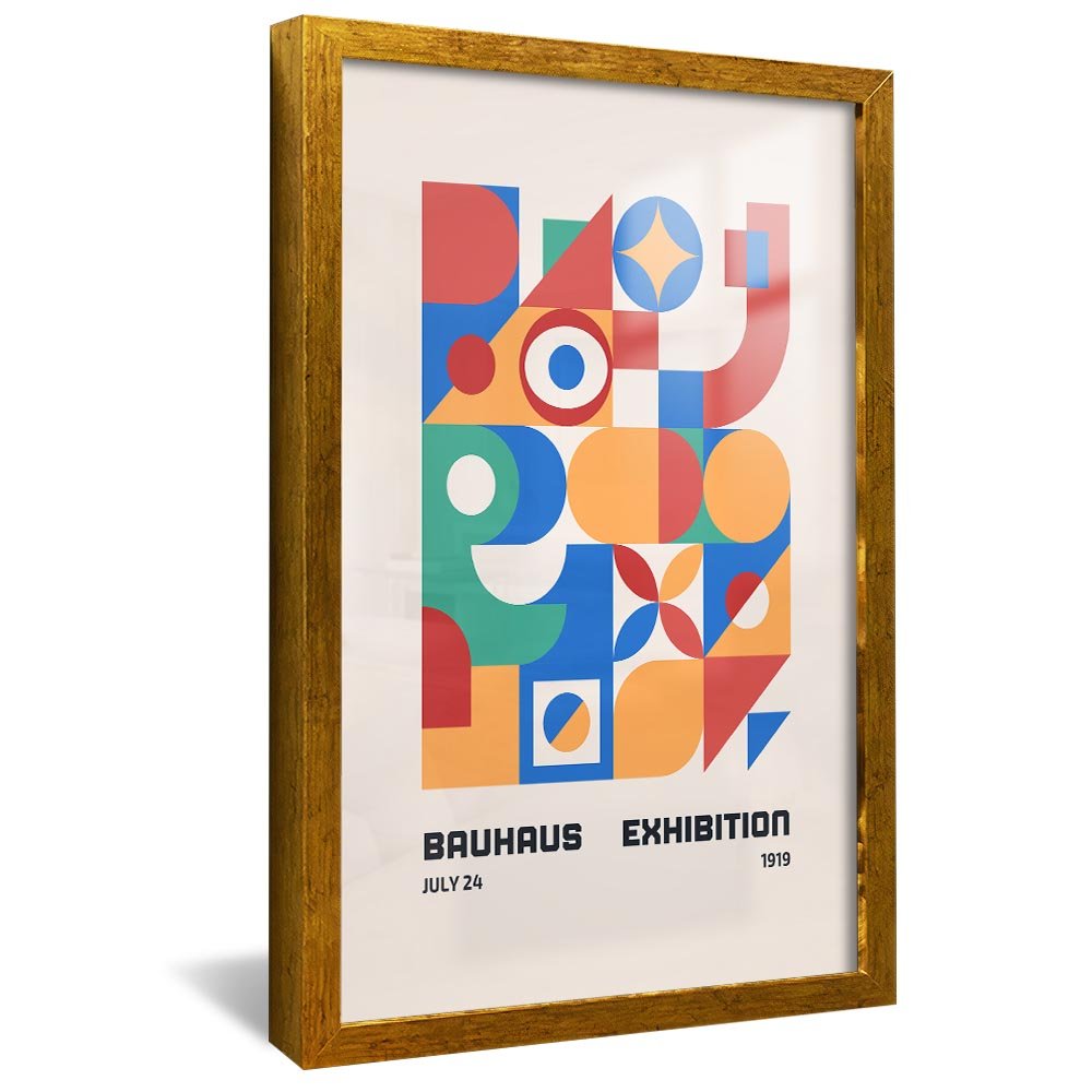 Quadro Decorativo Bauhaus july 1919 V2356