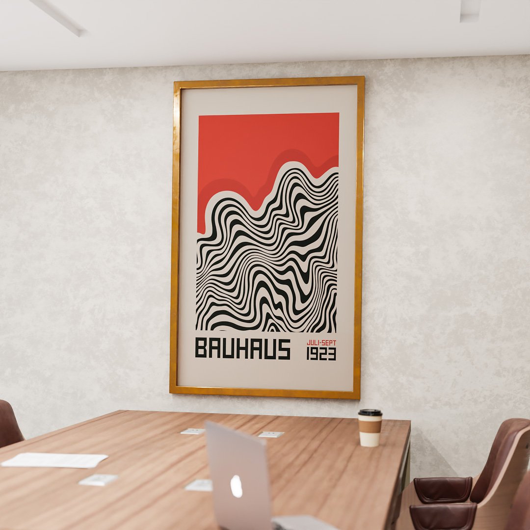 Quadro Decorativo Bauhaus 1923 V2353