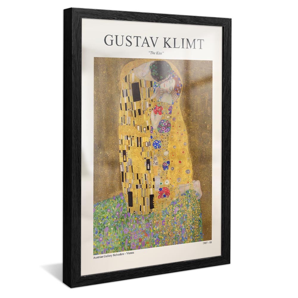 Quadro Decorativo Gustav Klimt The Kiss V2359