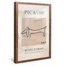 picasso the dog line drawing madeira reflexo