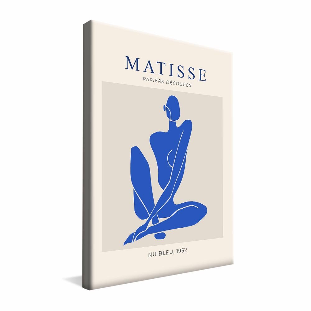 Quadro Decorativo Henri Matisse nu Bleu 1952 V2364