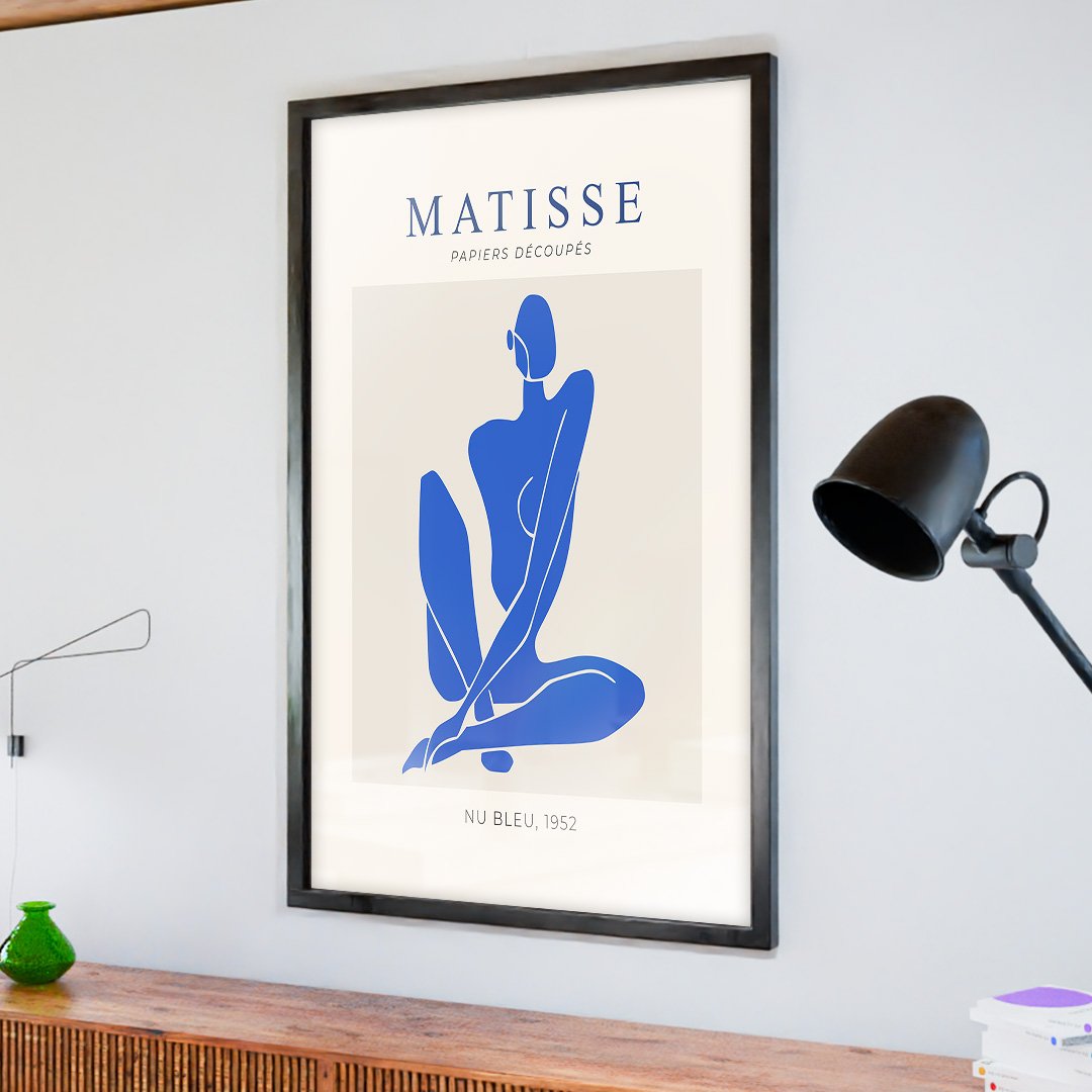 Quadro Decorativo Henri Matisse nu Bleu 1952 V2364