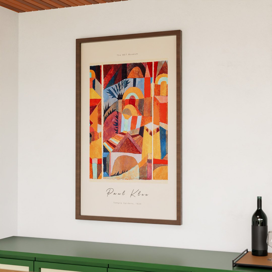 Quadro Decorativo Paul Klee Temple Gardens V2370