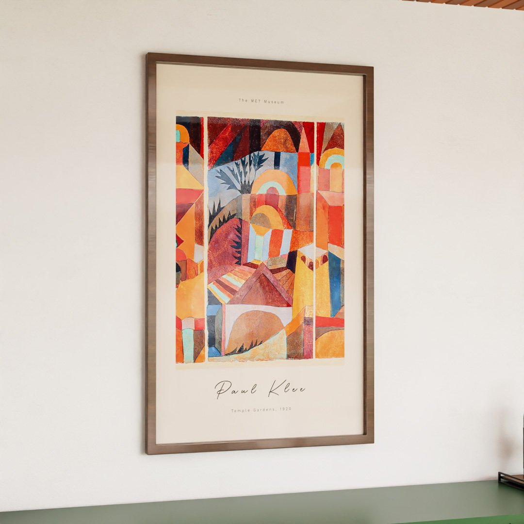 Quadro Decorativo Paul Klee Temple Gardens V2370