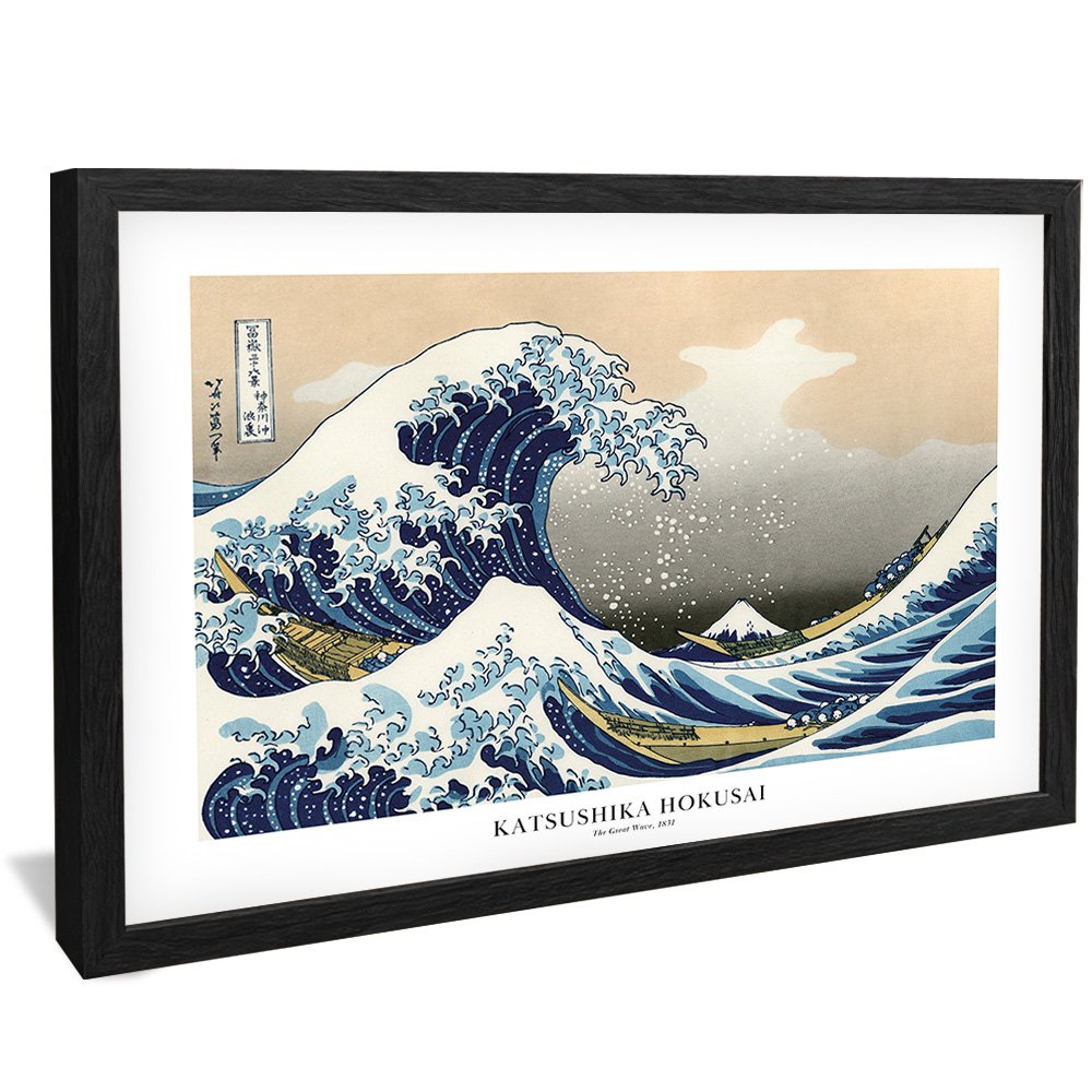 Quadro Decorativo Hokusai The Great Wave off Kanagawa V2376