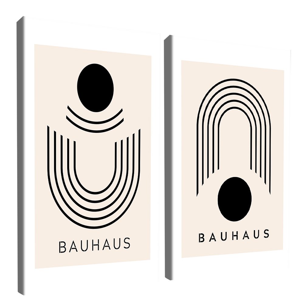 Quadros Decorativo Bauhaus Duo 1920 V2377