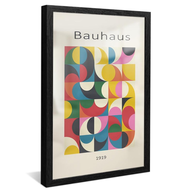 bauhaus 1919 preto reflexo