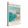 claude monet the beach and the falaise borda infinita