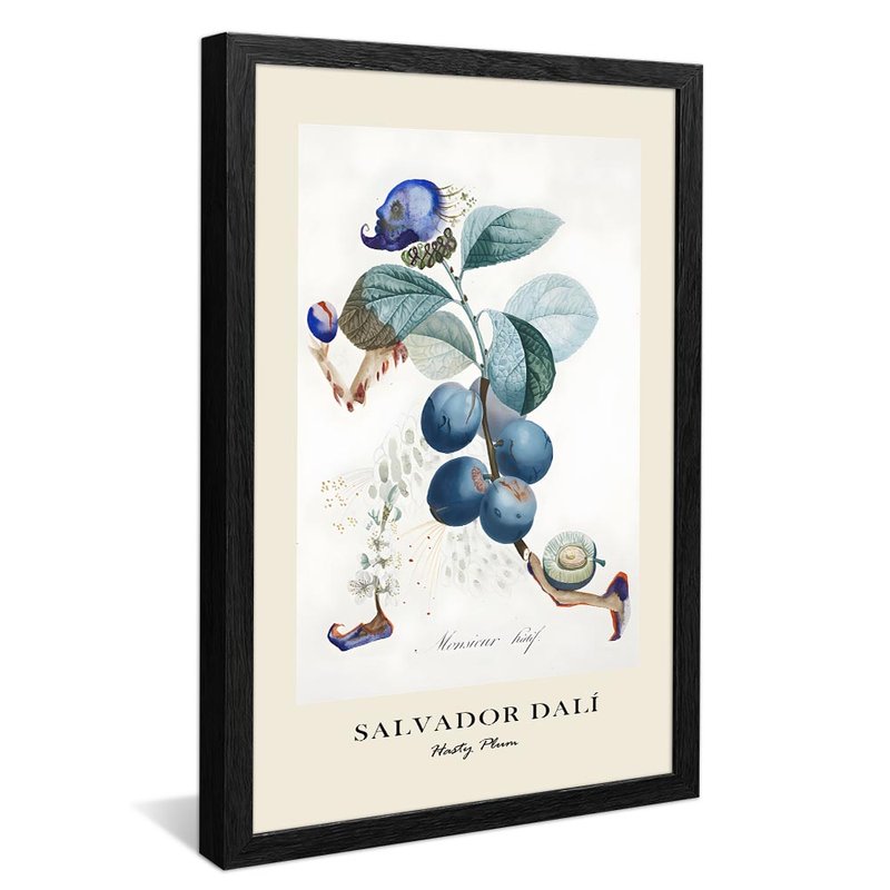 salvador dali hasty plum preto