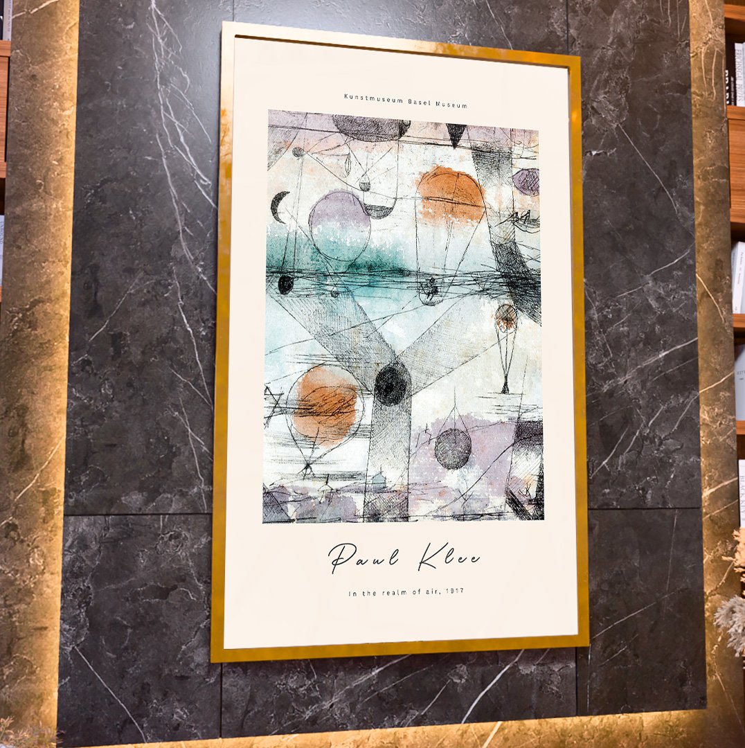 Quadro Decorativo Paul Klee in The Realm of Air V2386