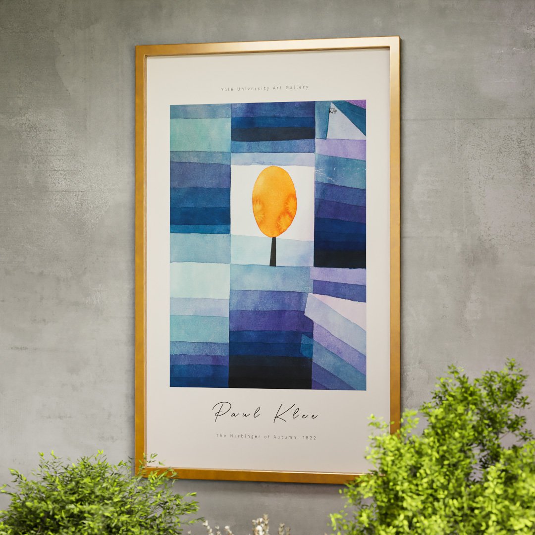 「Paul Klee」 Quadro Decorativo Paul Klee The Harbinger of Autumn V2387