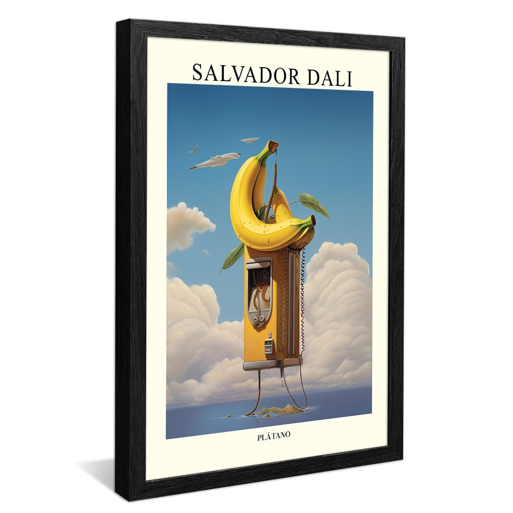 Quadro Decorativo Salvador Dali Plátano V2389