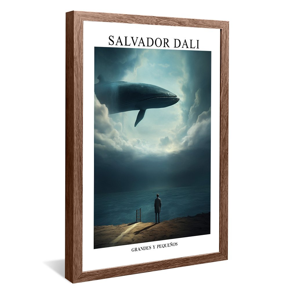 Quadro Decorativo Salvador Dali Grandes y Pequenos V2388