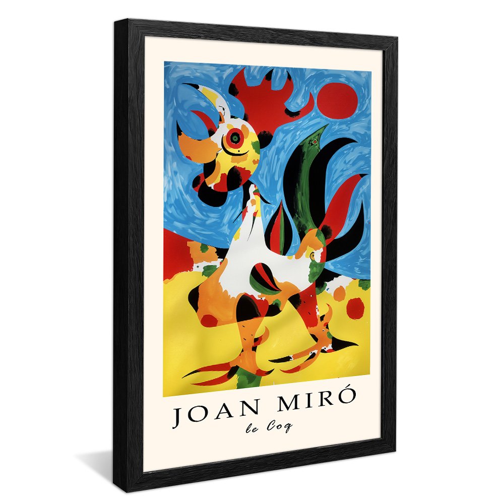Quadro Decorativo Joan Miró Le Coq V2405