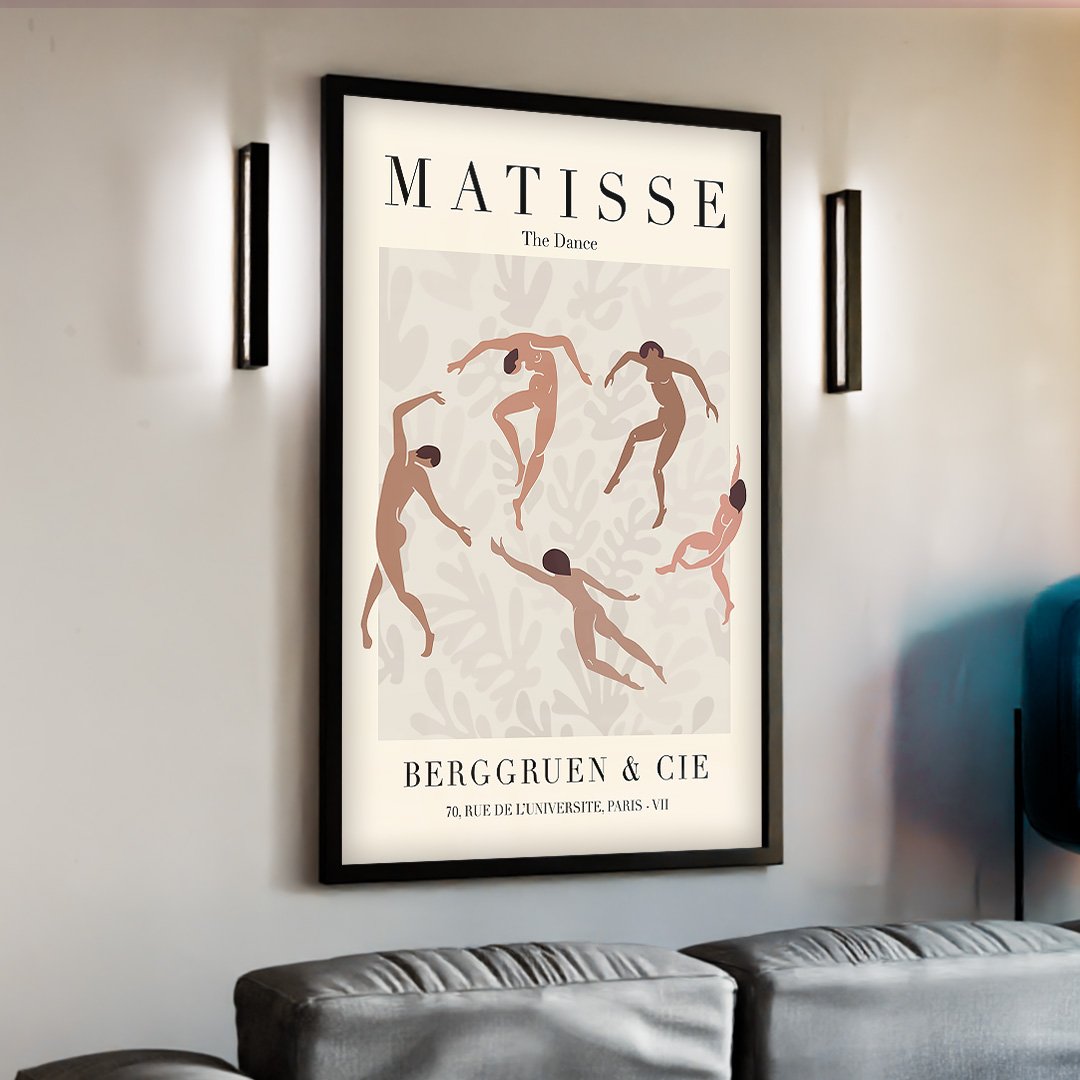 H25 Henri Matisse「La Dance」 リトグラフ 額装 Quadro Decorativo Henri Matisse The Dance V2412
