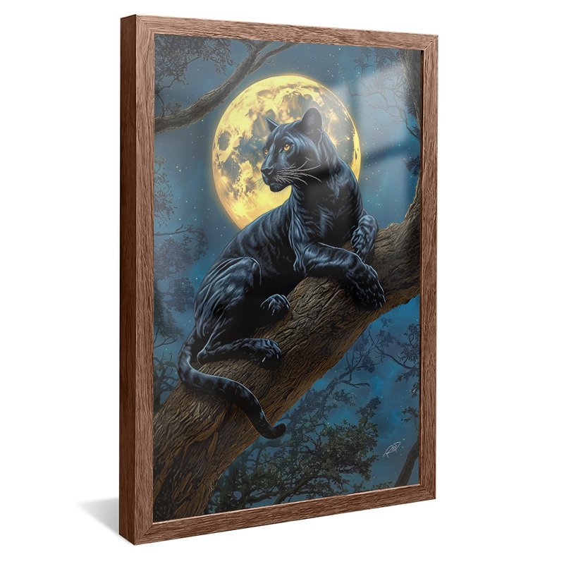 madeira reflexo pantera