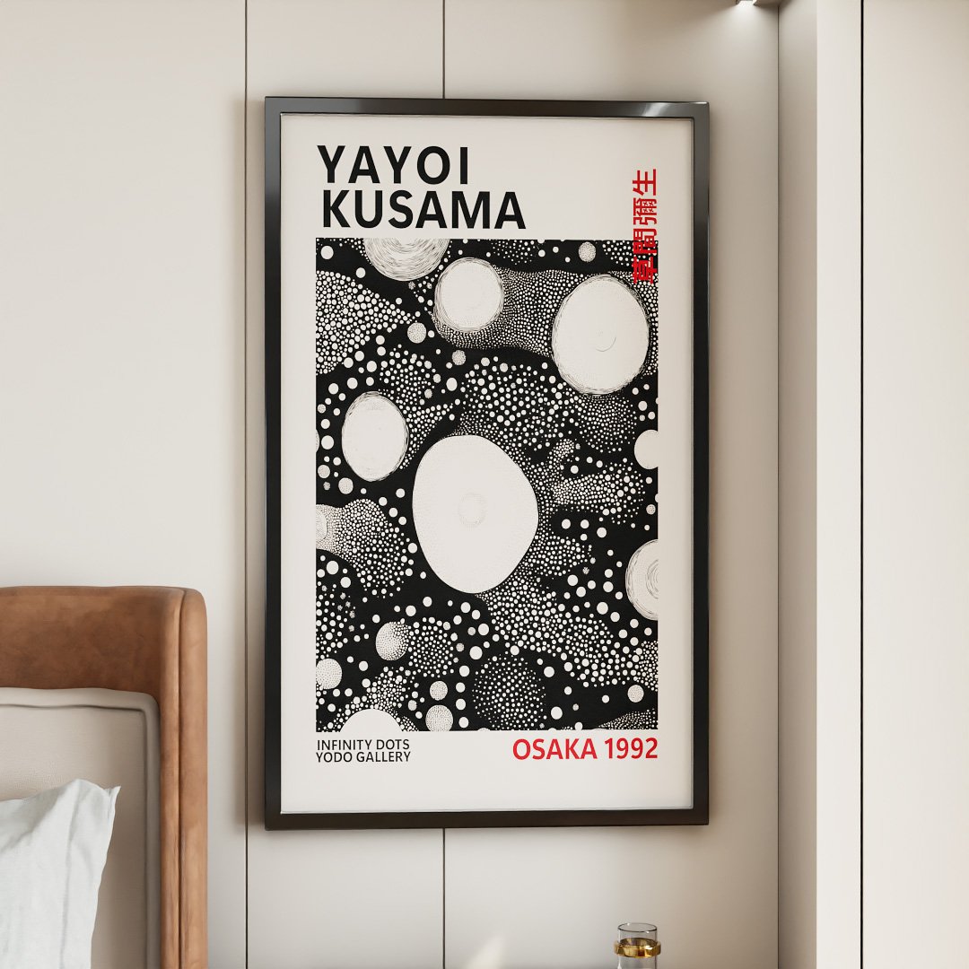 葉 yomo* fleurs Quadro Decorativo Yayoi Kusama Infinity Dots V2421