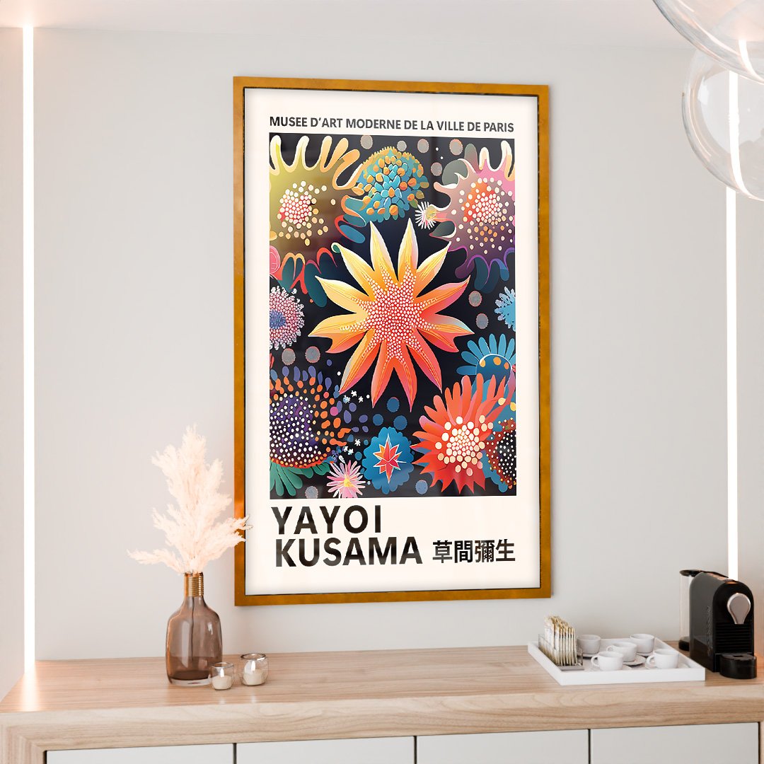 Quadro Decorativo Yayoi Kusama V2322
