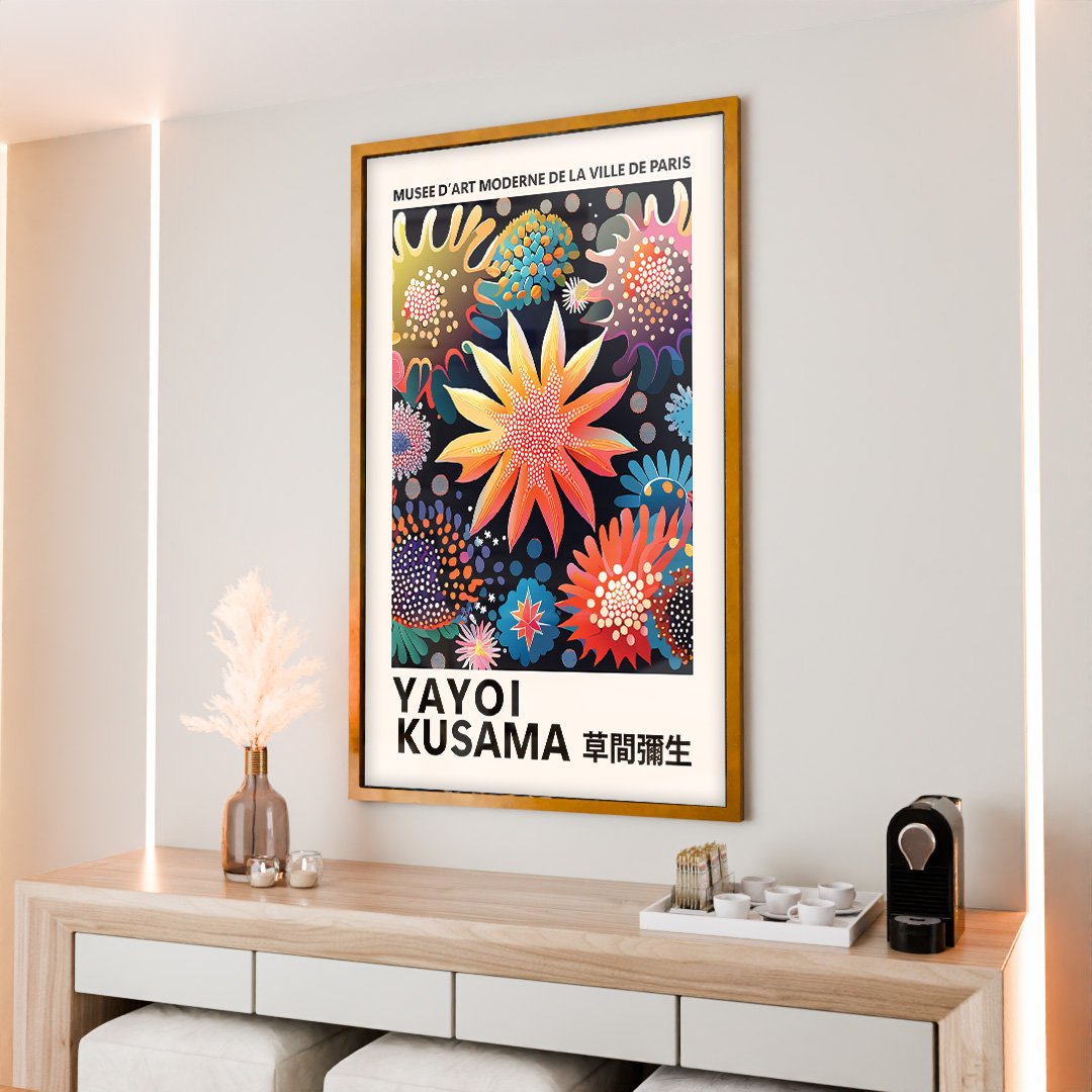 Quadro Decorativo Yayoi Kusama V2322