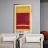1 quadro yellow red rothko