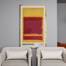 2 quadro yellow red rothko