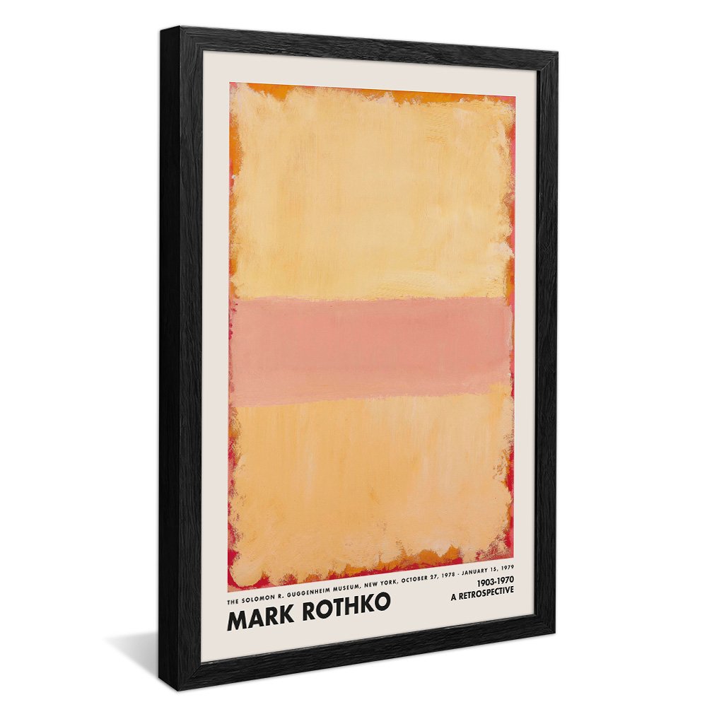 Quadro Decorativo Mark Rothko Yellow, Pink and Orange V2435