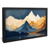quadro mountain montain preto