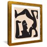 quadro contorcionista picasso dourado