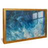 quadro brushed ethereal dourado reflexo