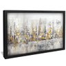 quadro metropolitan reflections preto reflexo