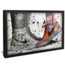 quadro sneaker graffiti love preto reflexo