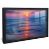 quadro sun settings ocean preto reflexo