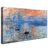 quadro monet sunrise borda infinita