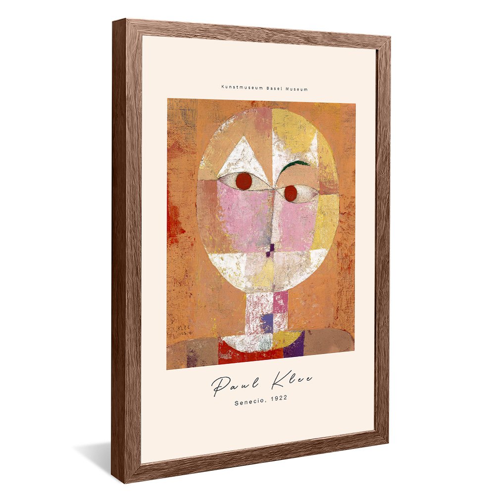 Quadro Decorativo Paul Klee Senecio V2469