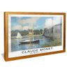 quadro bridge argeteuil dourado reflexo