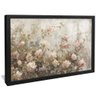 preto reflexo floral vinta