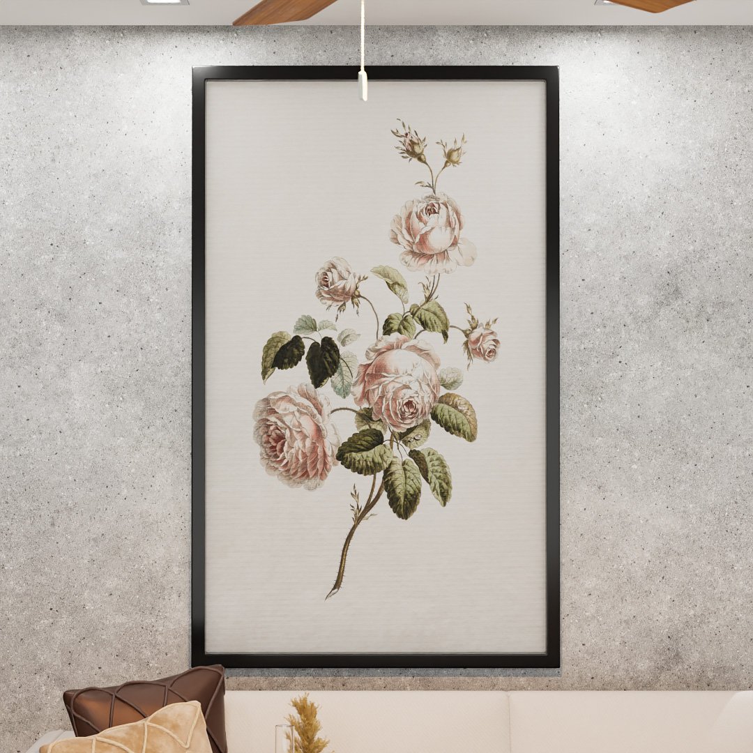 Quadro Decorativo Floral Vintage V2491