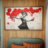 2 quadro banksy voo inocencia