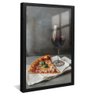 preto reflexo pizza vinho