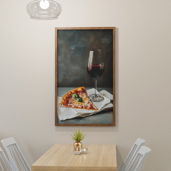 1 quadro pizza vinho