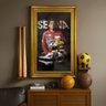 quadro homenagem senna para sempre cenario