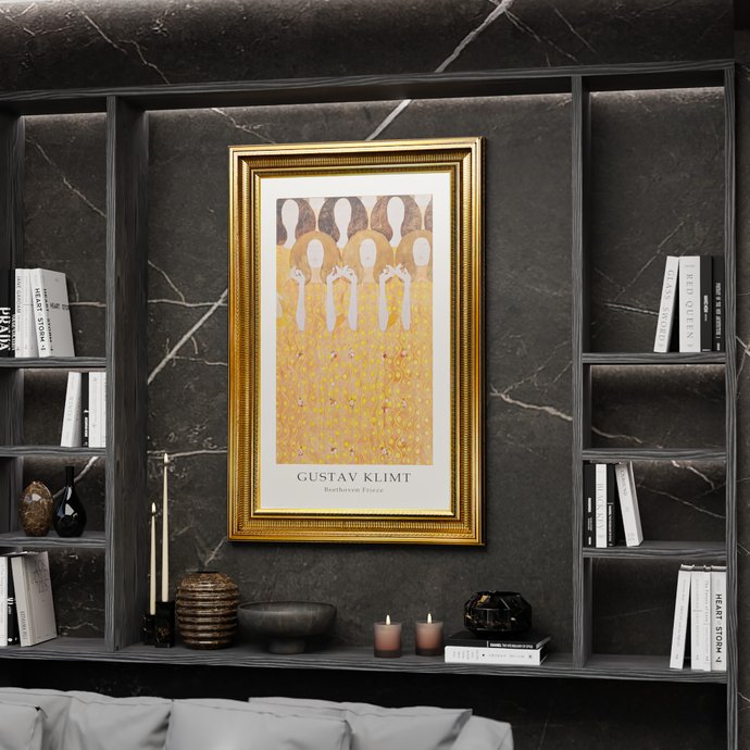 2 quadro gustav klimt beethoven frieze