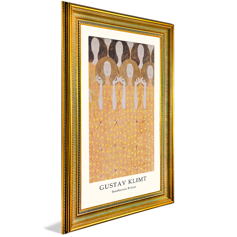quadro gustav klimt beethoven frieze 11